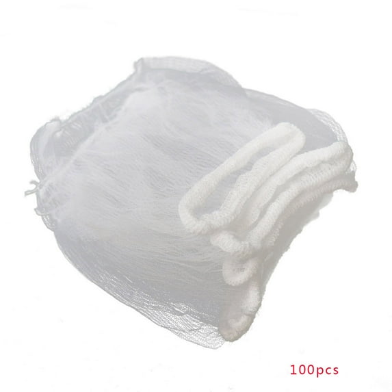 100PCS Disposable Kitchen Sink Strainer Bag Shower Sink Hair Rubbish Storage Mesh Bag Sewer Water Filter