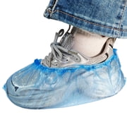 100PCS Disposable Plastic Shoes Cover Pe Shoes Cover Waterproof Shoe Covered Thickening