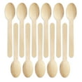 thumbnail image 1 of 100PCS Disposable Wooden Spoons, Small Wooden Spoons, Biodegradable Compostable Eco-Friendly Mini Wooden Spoons, Disposable Spoons for Party Picnic, 1 of 4