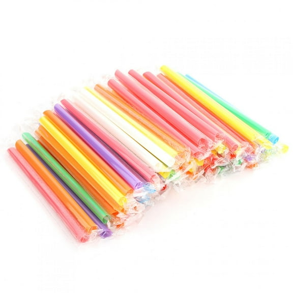 100PCS Drinking Straw, Colorful Disposable Straw, Disposable For Daily Use