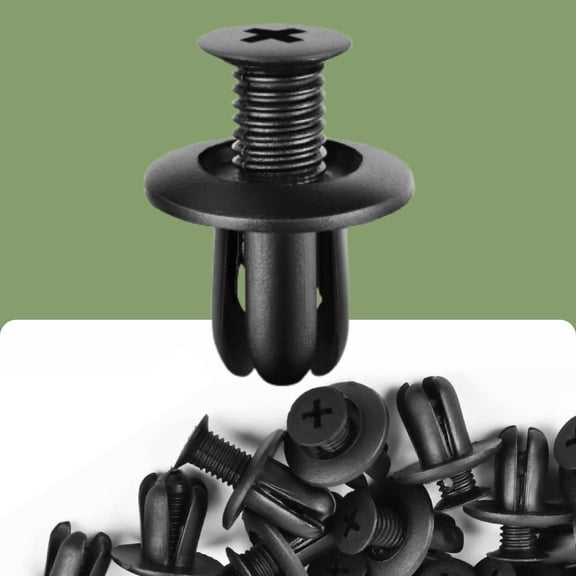 100PCS Engine Area Radiator, Fender & Rocker Panel Retainer Clips  Compatible with Ford, Hyundai, Kia, Nissan & Mazda  Replaces OEM MB-455-56143, B092-51-833  Professional Automotive in Bulk