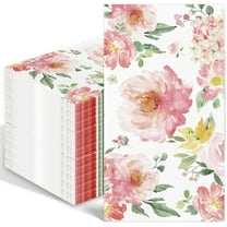 100PCS Floral Napkins Watercolor Flower Disposable 3 Ply Decorative Paper Hand Towels for Bathroom Pink Guest Napkins for Wedding Bridal Baby Shower Tea Party Birthday