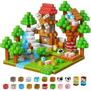 HXFOU 100PCS Forest Castle Magnetic Building Blocks, STEM Building Blocks Toy for Kids Ages 3+