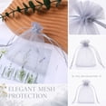 thumbnail image 1 of 100PCS Fruit Protection Bags, Gray Fruit Netting Cover Bags Drawstring Mesh Fruit Protectors Pest Barrier for Plant Fruit Flower Veggies Garden, 1 of 6