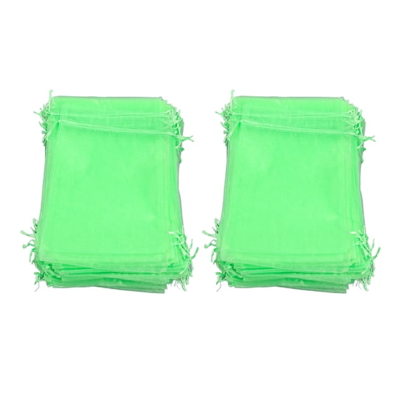 100PCS Garden Protection, Reusable Mesh Fruit Bags with Drawstring, Keeps Pests  Birds Away