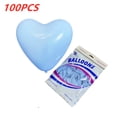 thumbnail image 1 of 100PCS Heart Shape Balloons,10" Latex Balloons for Birthday Graduation Party Background Decoration, 1 of 3