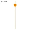 thumbnail image 1 of 100PCS Heart Shaped Appetizer Toothpicks 4.7" Long Cute Bamboo Toothpicks for Cocktail Wedding Valentine's Day Party Food Fruit Drink Decorative Toothpicks, 1 of 8