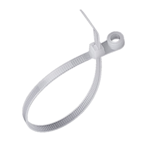 100PCS High Strength Nylon Cable Tie Buckles 18kg Capacity Screw Locking Secure for Indoor and Outdoor Installation