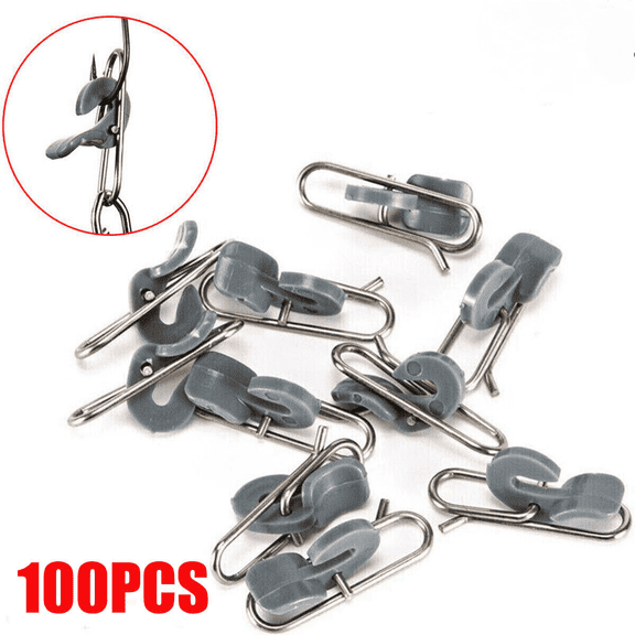 100PCS Hookbait Release Clips High Imp Breakaway Sea Fishing Impact Bait Clip