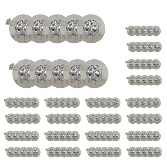 100PCS LED Coaster White,Light Up Coasters,LED Sticker Lights,Wine Bottle Lights,for Drinks,Bar Accessories,Party