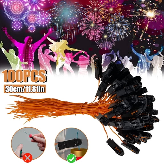 100PCS/LOT 11.81in Electric Connecting Wires for Fireworks Firing System Igniter