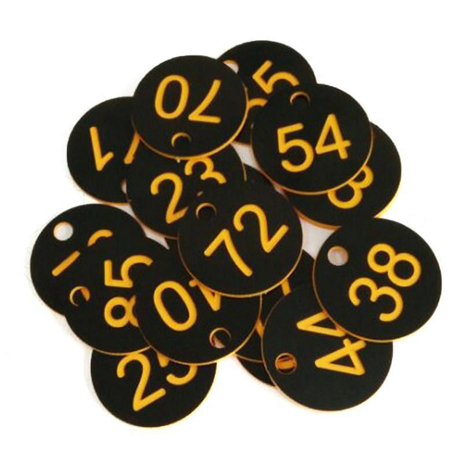 100PCS Labeling Number Tags Numbered Tag Single Side Plastic Tags for ...