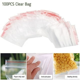 Plastic Jewelry Bags, 400pcs 3*3 Transparent Small Plastic Bags,  JINYONBAG Small Zipper Bags for Jewelry, Coins, Beads, Small Items