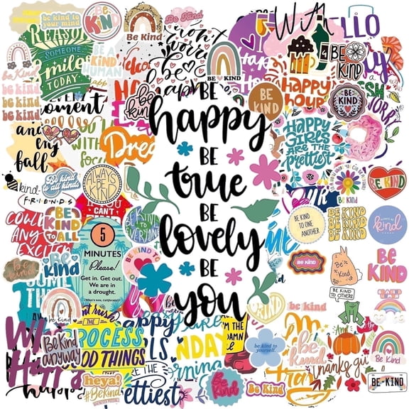 100PCS Mental Empowerment & Motivational Quotes Stickers – Psychological Mindset & Inspirational Sayings for Resilience, Vinyl Decals for Laptops Water Bottles Notebooks, Gifts for Kids Teens Adults.