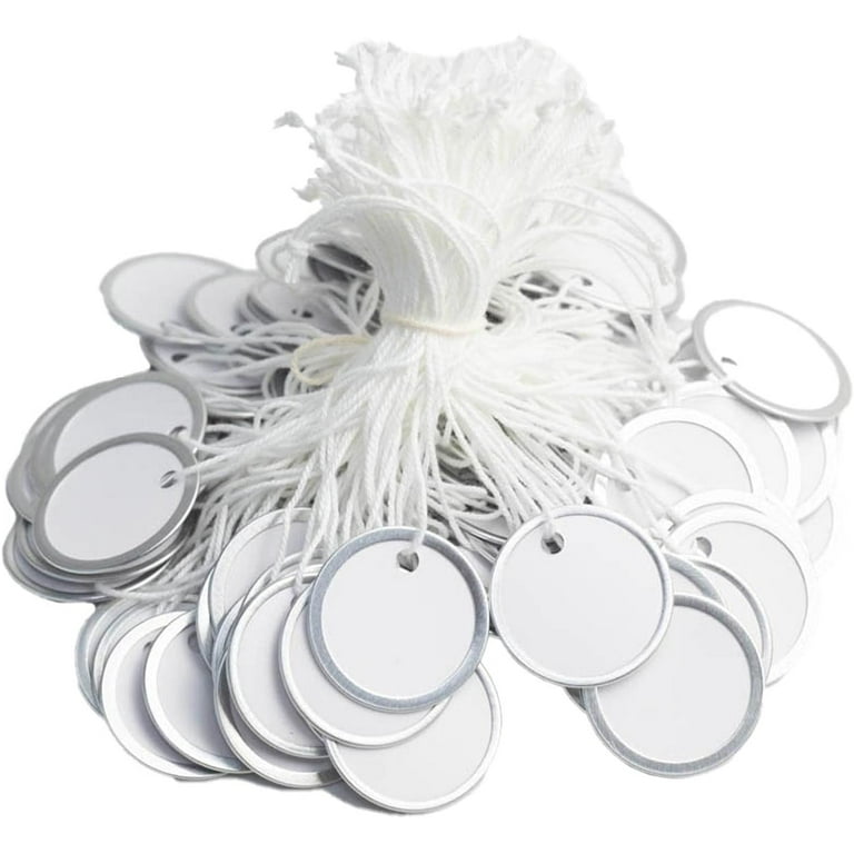 Paper key tags with string top