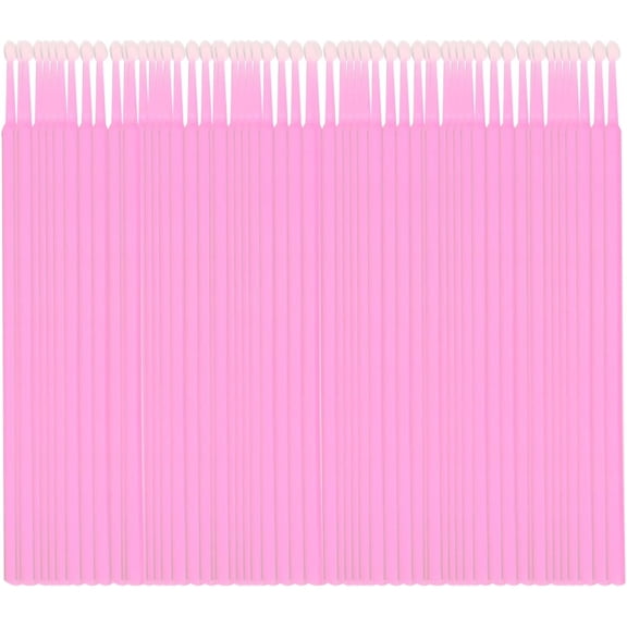 100PCS Micro Brushes, Disposable Eyelash Extensions Mascara Wands Brush for Eyebrow, Eyelash Extension Swabs for Eyelashes Extension Y3JMMQ