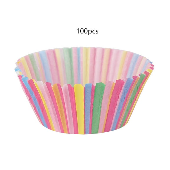 100PCS Mini Cupcake Liners Paper Round Cake Baking Cups Muffin Cases Home Party Wedding #3