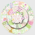 thumbnail image 1 of 100PCS Motivational Scrapbook Stickers, Small Personalized Funny Inspirational Stickers Junk Journal Planner Scrapbook Supplies for Vision Board Water Bottle Adults Emotional Support, 1 of 6