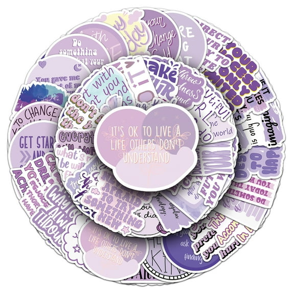 100PCS Motivational Scrapbook Stickers, Small Personalized Funny Inspirational Stickers Junk Journal Planner Scrapbook Supplies for Vision Board Water Bottle Adults Emotional Support