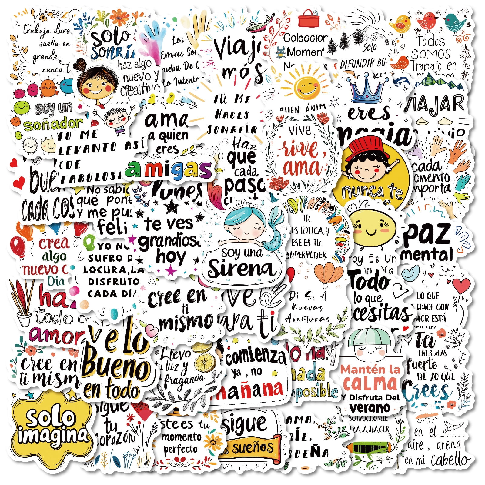 Support Sticker 100PCS Motivational Stickers for Emotional Support, Water Bottle Laptop ...