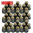 thumbnail image 1 of 100PCS Motocycle Bike ATV M5 Rubber Brass Well Nut Windscreen Fairing Wellnuts US, 1 of 8