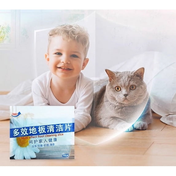 100PCS Multi-Effect Floor Cleaner Tablets, Toilet Tile Surface Cleaning Dissolvable Pods for Home Commercial Use