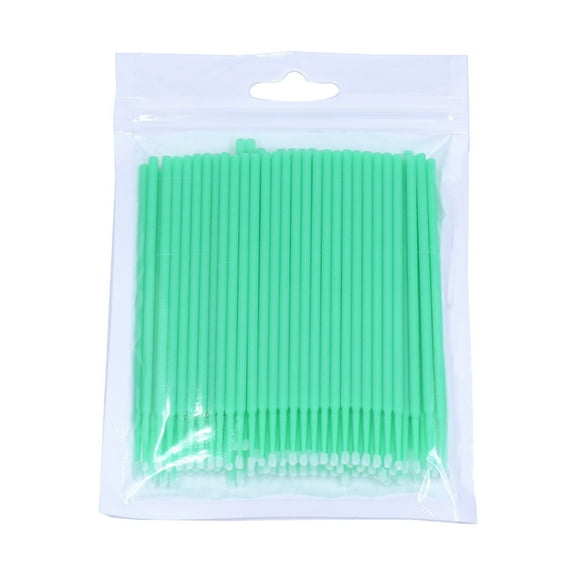 100PCS Multipurpose Micro Applicators Disposable Bendable Makeup Brushes