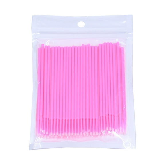 100PCS Multipurpose Micro Applicators for Beauty Tools - Disposable Makeup Brushes for Eyelash Extensions and Precision Application