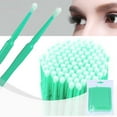 thumbnail image 1 of 100PCS Multipurpose Micro Applicators for Beauty Tools Disposable Brushes for Makeup and Eyelash Extensions Bendable Design for Precision Application, 1 of 6