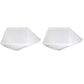100PCS OPP Gel Record Protective Cover for Turntable Player LP Vinyl Record Bag Flat Open