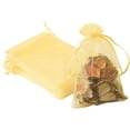 thumbnail image 1 of 100PCS Organza Bags Small Mesh Bags drawstring, Jewelry Gift Bags, Packaging Bags for Party, Festival, Bathroom Soaps, Makeup Organza Bags 4x6 inches (10x15cm), 1 of 7