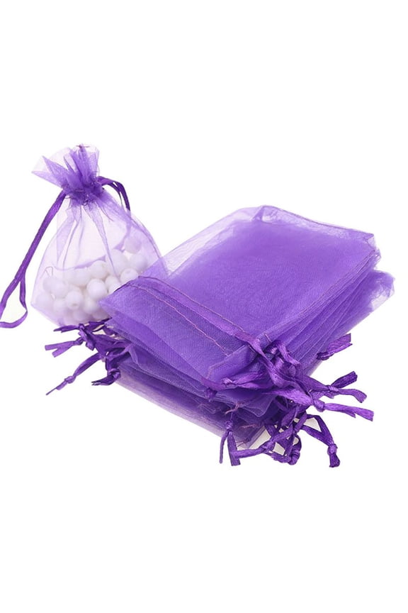 100PCS Organza Drawstring Mini Gift Bags Wedding Favors