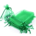 thumbnail image 1 of 100PCS Organza Gift Candy Sheer Bags Mesh Jewelry Pouches Drawstring Bulk for Wedding Party Favors Festival Christmas Valentine's Day, 1 of 6
