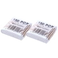 thumbnail image 1 of 100PCS/Pack Portable Wooden Cotton Swabs - Double-Tipped 7.5cm Travel Sticks for Hygiene & Crafts, 1 of 8