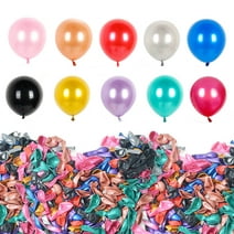 100PCS Party Balloon Colorful Balloon Ten Colors 10 Inches Latex Balloons Party Balloon Balloons for Birthday Party