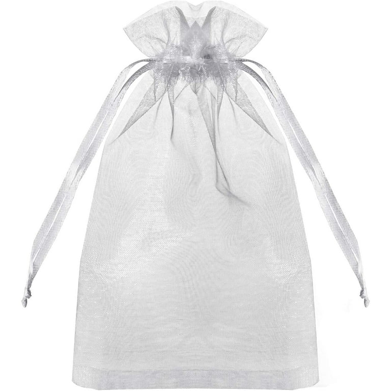 Large Vintage Lace Wedding Gift Bag With Silver Glitter Edge Four Sheets Of  Tissue Paper Silver/white - Papyrus : Target