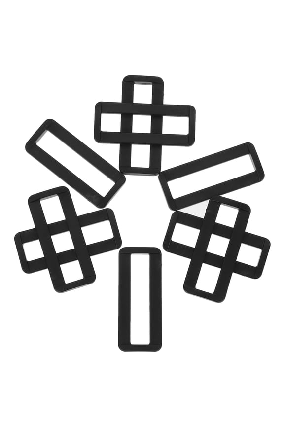 100PCS Rectangle Ring Buckles Bags Belts Buckles DIY Bag Clothing Accessories