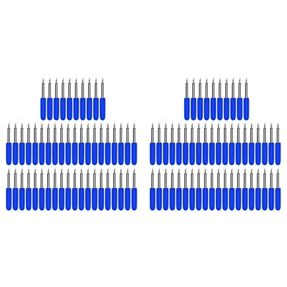 100PCS Replacement Deep Point Blades Compatible with for Explore Air/Air 2/Air 3/, Cut Blade