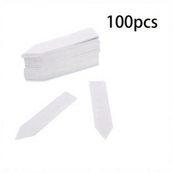 100PCS Reusable Waterproof Plastic Plant Flower Seed Labels, Gardening Markers Decoration Tool