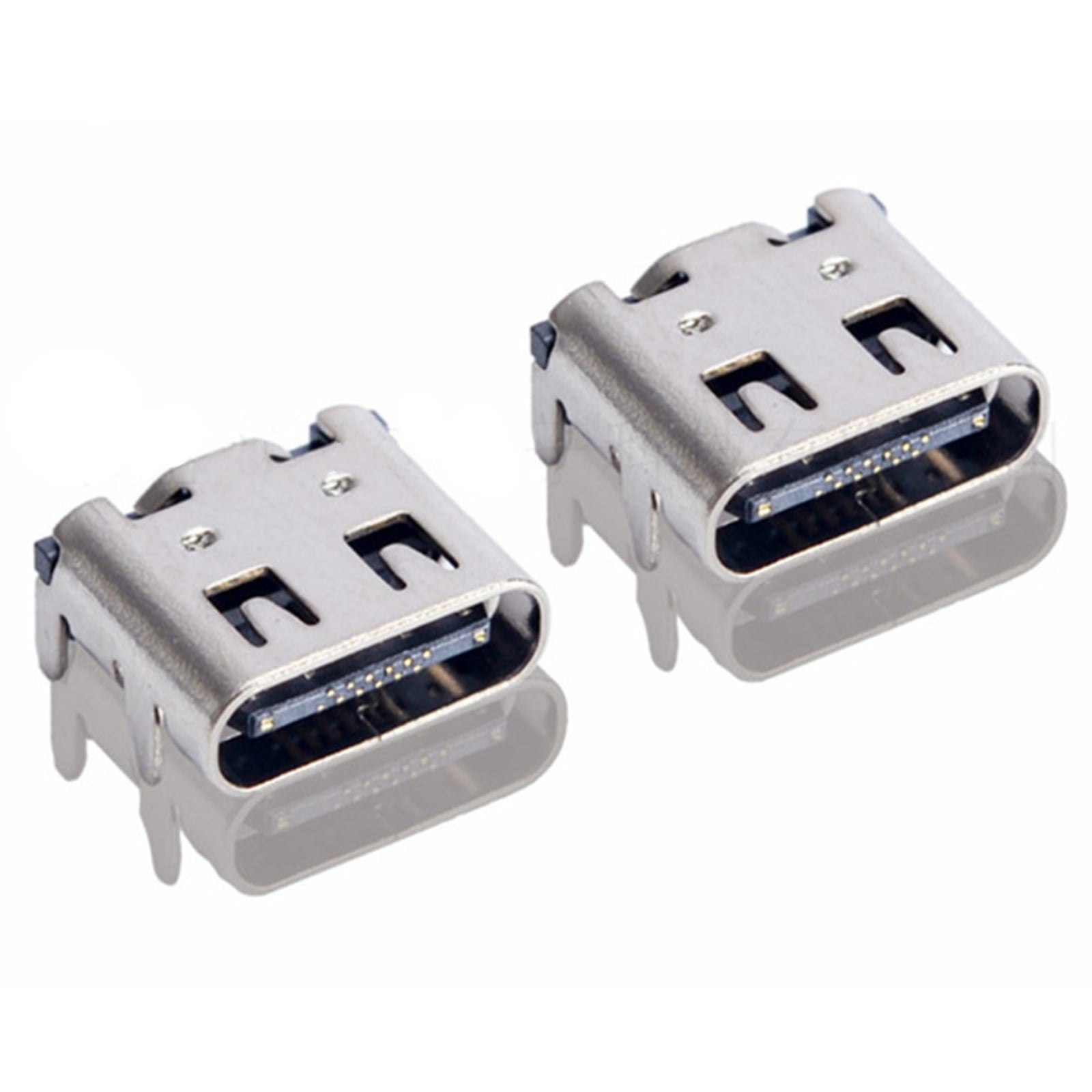 10 Connettori USB 3.1 Type-C Femmina SMT 16 Pin 90 Gradi - Porta Di Ricarica SMD