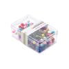100PCS Sewing Pins Pin for Sewing 100 Pieces Sewing Pins Set for Sewing Diy Projects Ewing Pins Straight Pins for Fabric Multicolor Pearlized Head Pins Long Quilting Pins