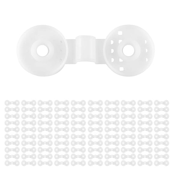 100PCS Shade Net Clips Net Hooks Shade Net Fixing Clips Shade Cloth Plastic Clips Fix Clamp Grommet Installation White