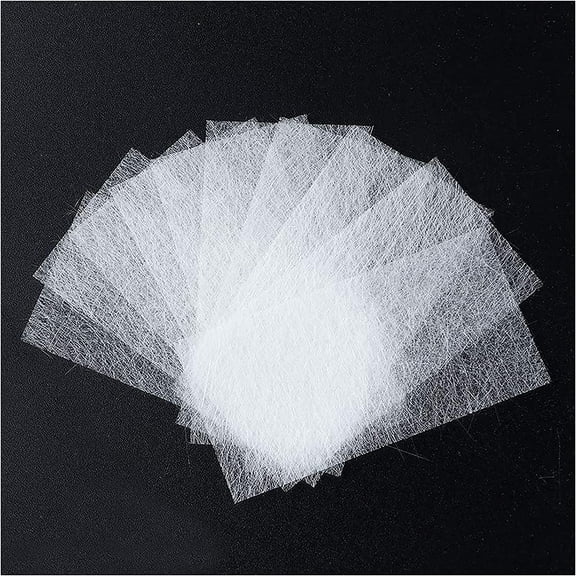 100PCS Silk Nail Wrap, Magical Nail Extension Silk Fiberglass Nail Care Fiberglass Silk Nails Wrap Stickers Non-Woven French Nail Warp for Gel Extension Nail Art Tools