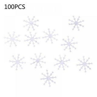 FOMIYES Decor Button Nativity Crafts Mini Snowflakes for Crafts Decoration  Christmas Embellishments for Crafts Vintage Decor Wood Snowflakes for