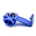 thumbnail image 1 of 100PCS Solderless Quick Splice Wire Connectors, 18-14 AWG Lock Snap Electrical Wire Connector(Blue), 1 of 10