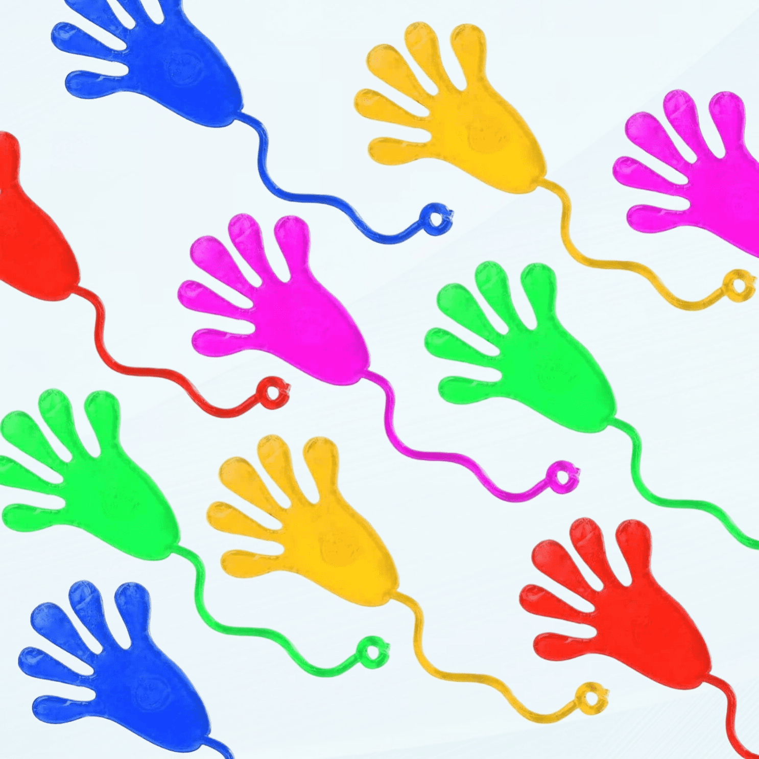 100PCS Sticky Hands Party Favors for Kids Birthday Supplies Goodie Bag Stuffers Classroom Treasure Box Carnival Prizes Bulk Treat Gift Stuff Pinata Easter Egg Basket Fillers Mini Stretchy Toys