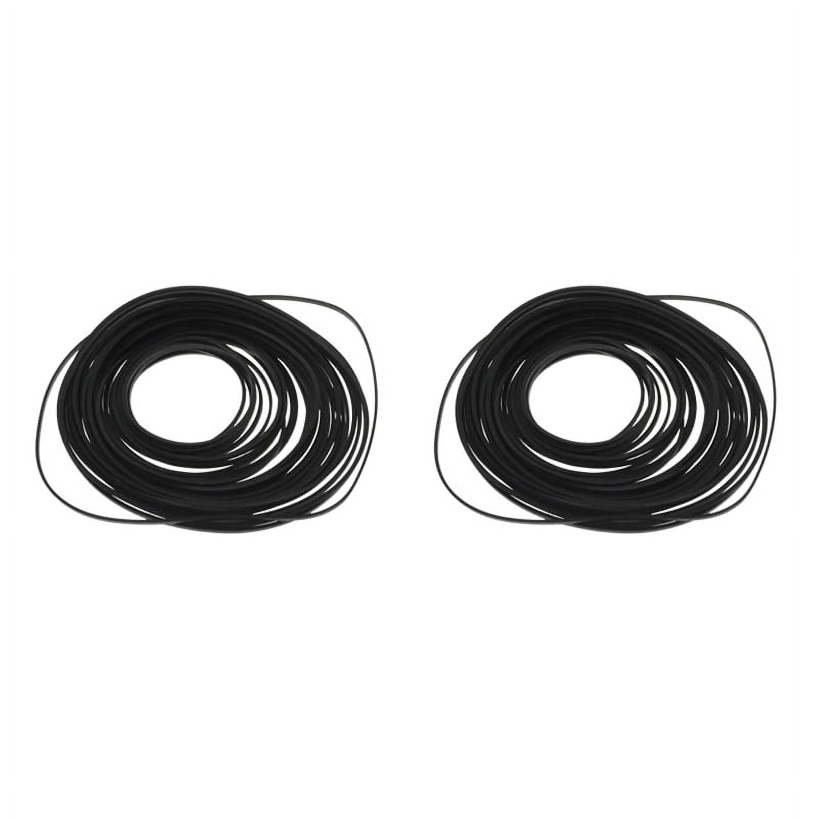 100PCS Universal Mix Cassette Tape Machine Belts Assorted Common Flat