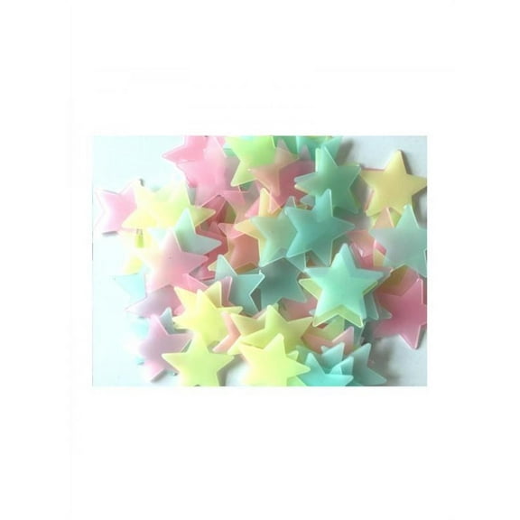 100PCs Home Wall Glow In The Dark Stars Stickers Bedroom Nursery Room Decor