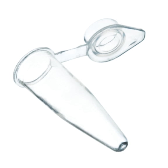 100PK PCR Tubes, Polypropylene - 0.2mL Capacity - Flat Cap - Pack of 100 - Eisco Labs