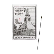 100PK Premium Insect Entomology Dissection Pins, Size 1 - Museum Grade